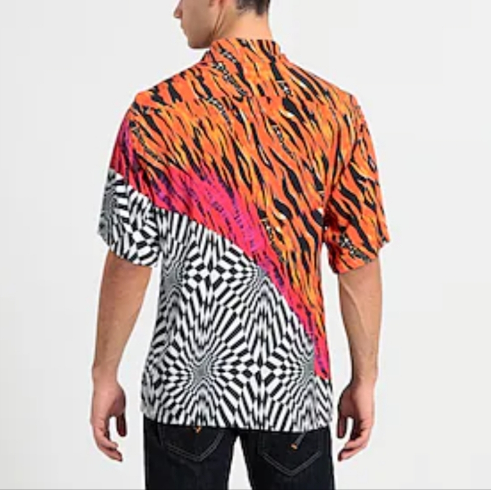 Vans Vault x Aries Distorted Pattern button shirt - Picture 3 of 10